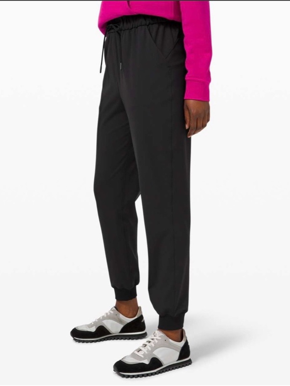 Lululemon Keep Moving Jogger Black W5CV4S size 6 like new square size dot